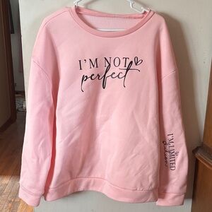 Pink Graphic Sweatshirt